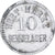 Allemagne, 10 Pfennig, Wert-Marke, Zinc, TTB
