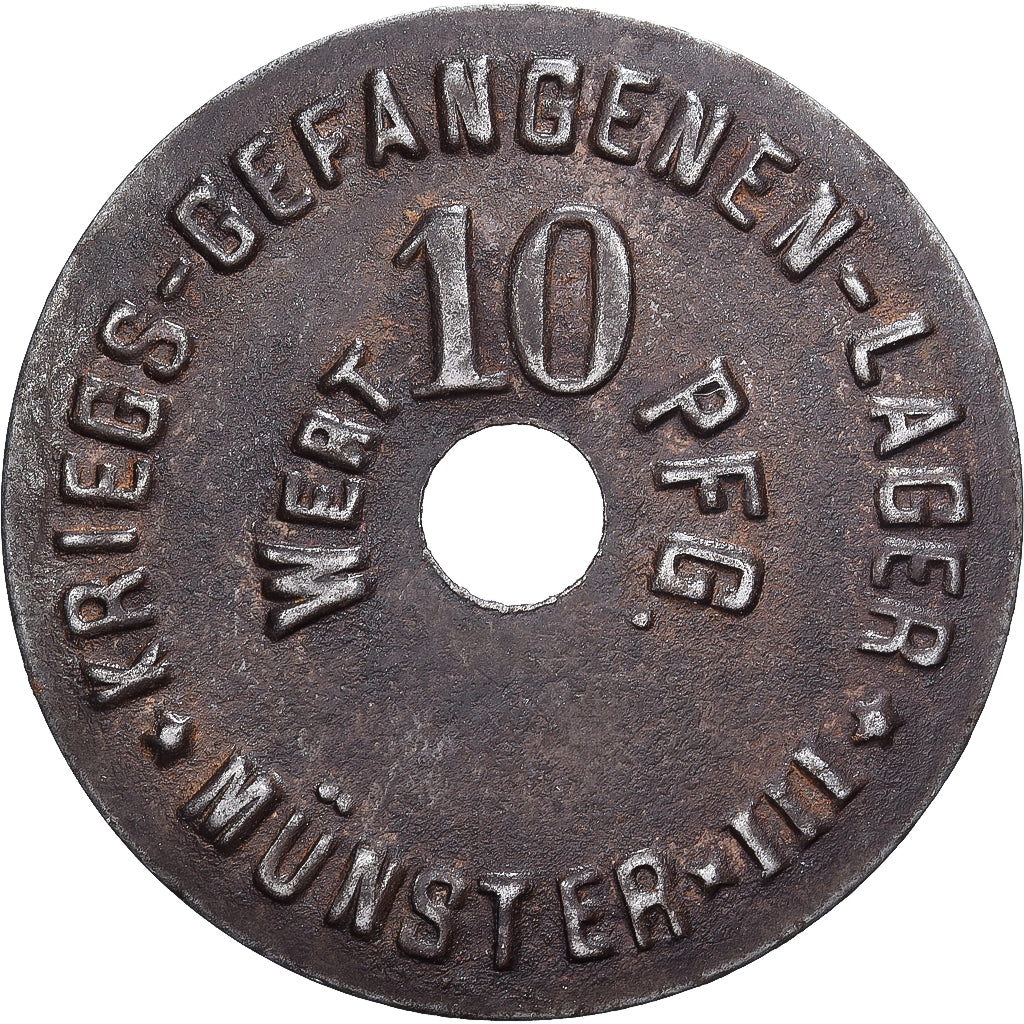 Allemagne, Stadt Münster, 10 Pfennig, SUP, Fer
