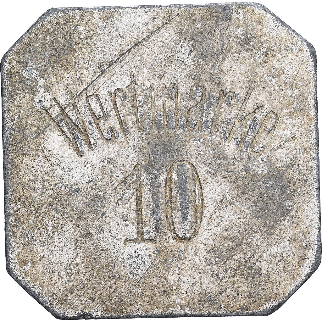 Allemagne, Wert-Marke, 10 Pfennig, B, Zinc