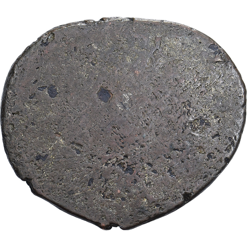Kambodża, Ang Duong, 2 Pe, 1/2 Fuang, 1847, Bilon, EF(40-45), KM:11