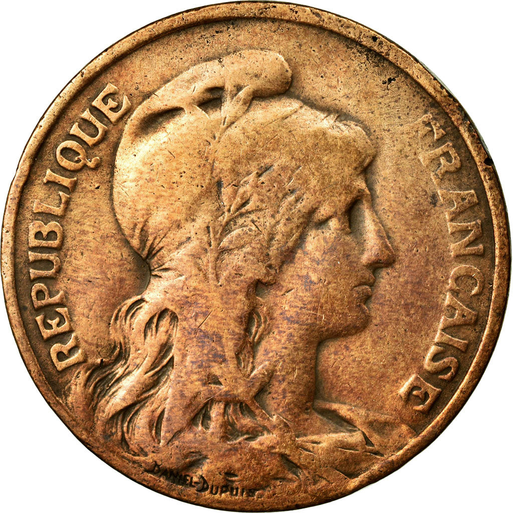 Coin, France, Dupuis, 10 Centimes, 1907, VF(30-35), Bronze, KM:843, Gadoury:277