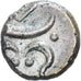 Kingdom of Travancore, Chuckram, 1811-1901, Argento, BB+, KM:C8