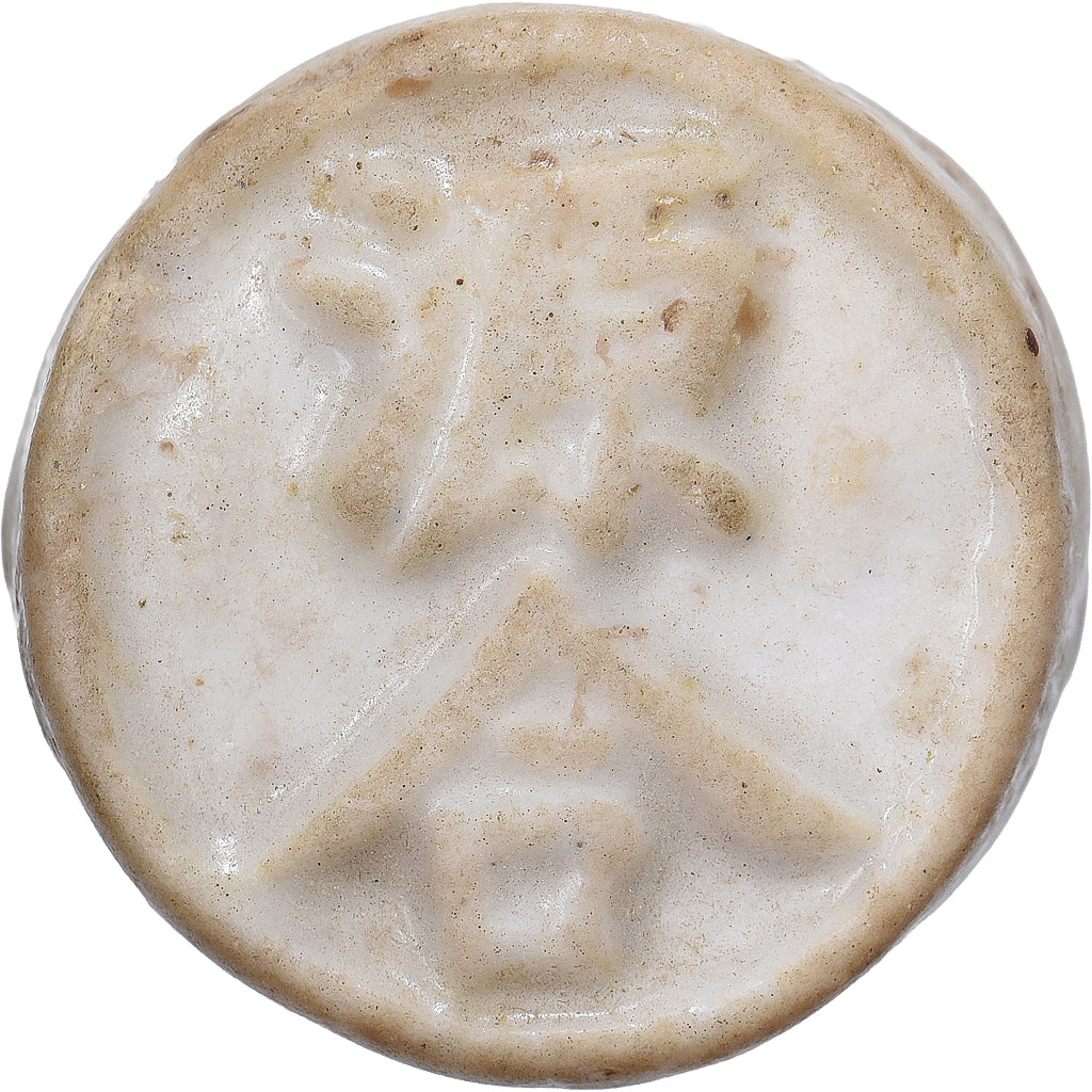 Siam, Gambling Token, 18th-19th Centuries, Porcelain, EF(40-45)