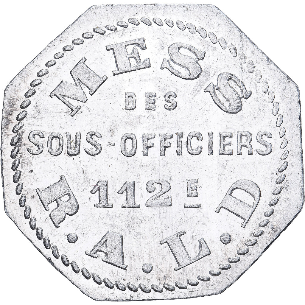 France, 2 Francs, 112e R.A.L.D., Aluminium, AU(55-58)
