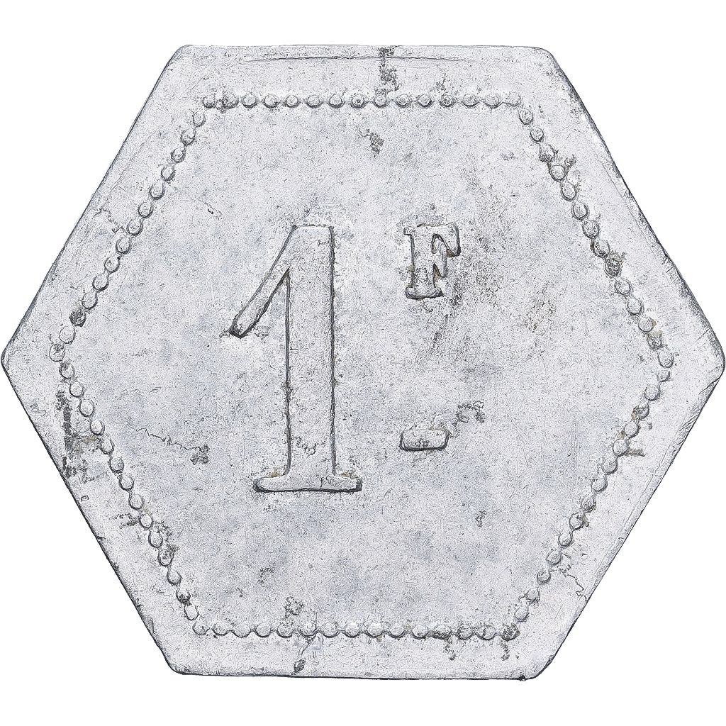 Maroc, 1 Franc, Entreprise Collet & Gouvernet, Aluminium, SUP