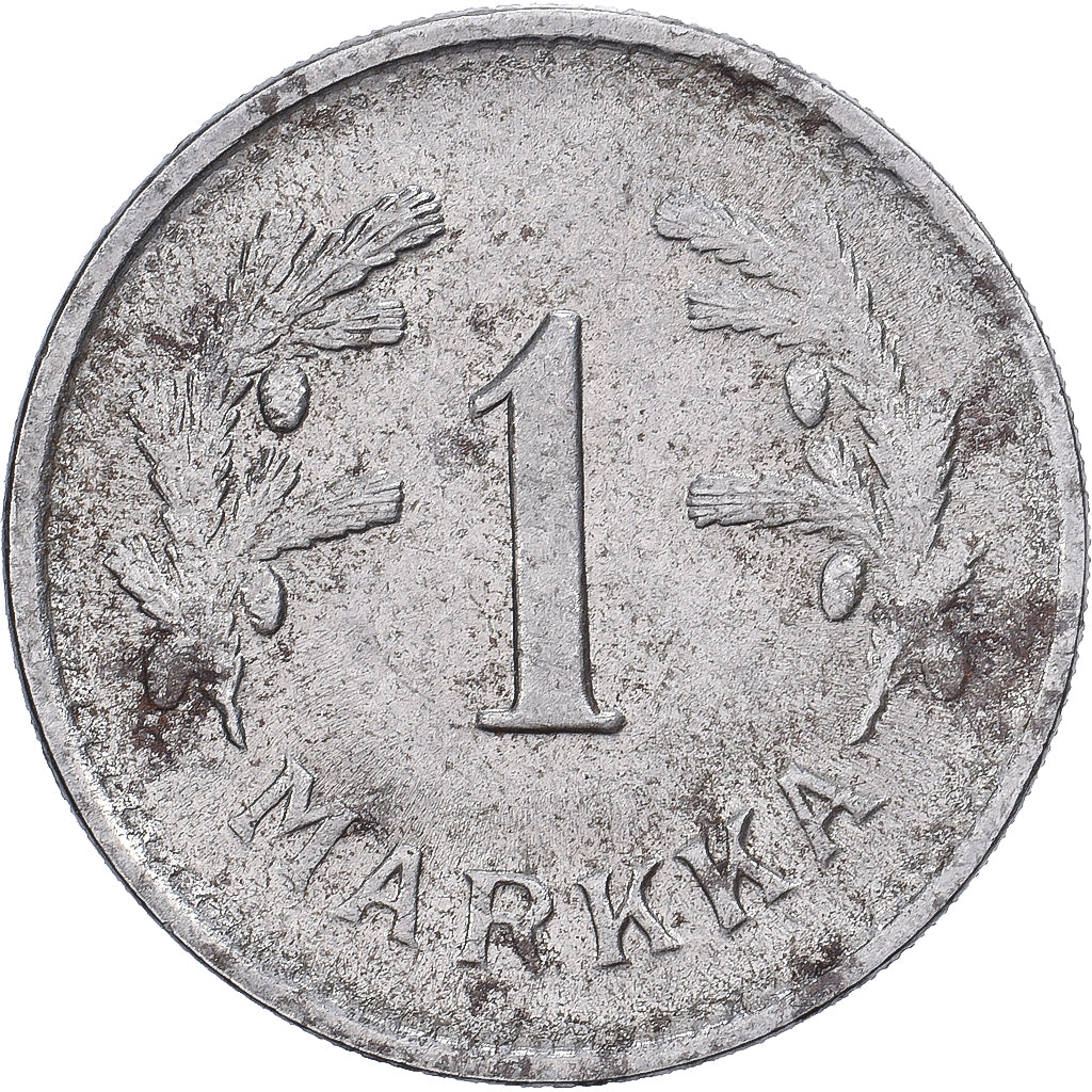 Finlandia, 1 Markka, 1951, Helsinki, Ferro, SPL, KM:30b