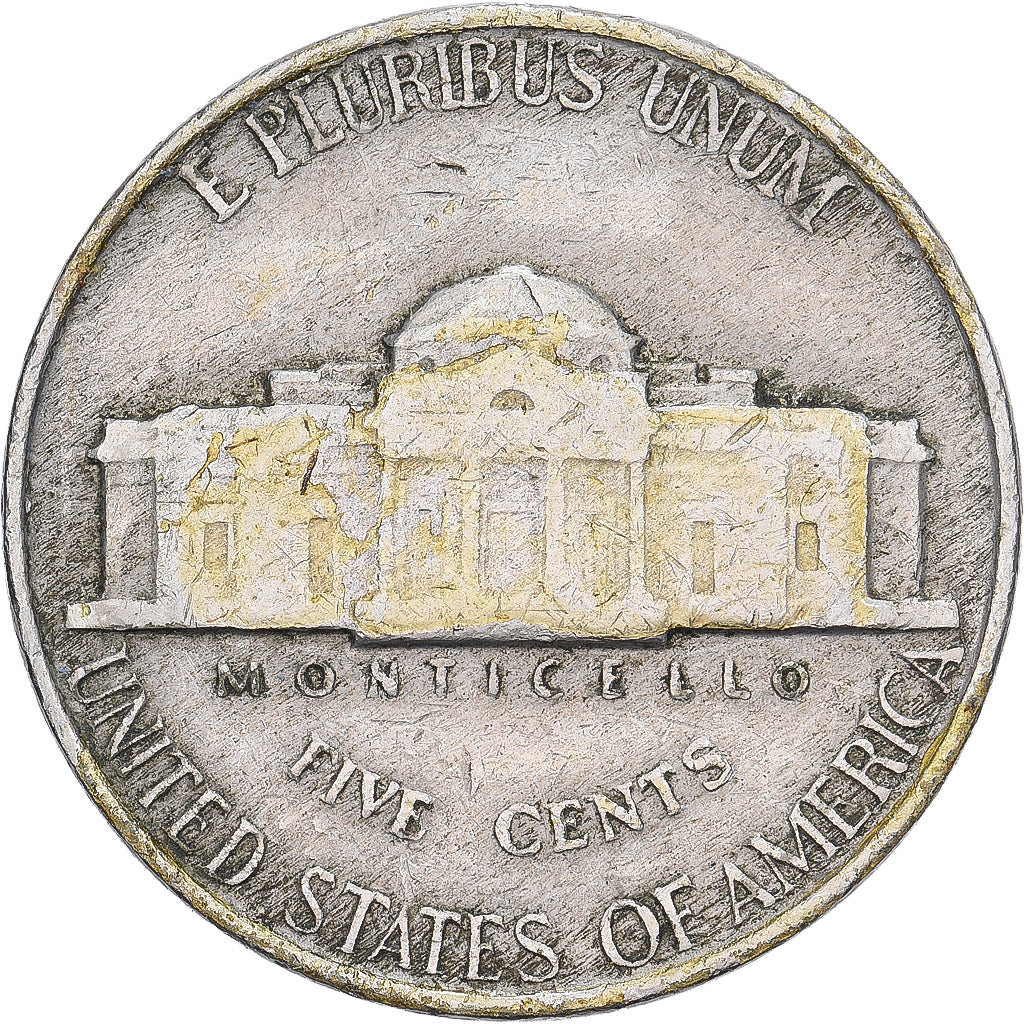 USA, 5 Cents, Jefferson, 1950, Philadelphia, Cupronickel, VF(20-25), KM:192