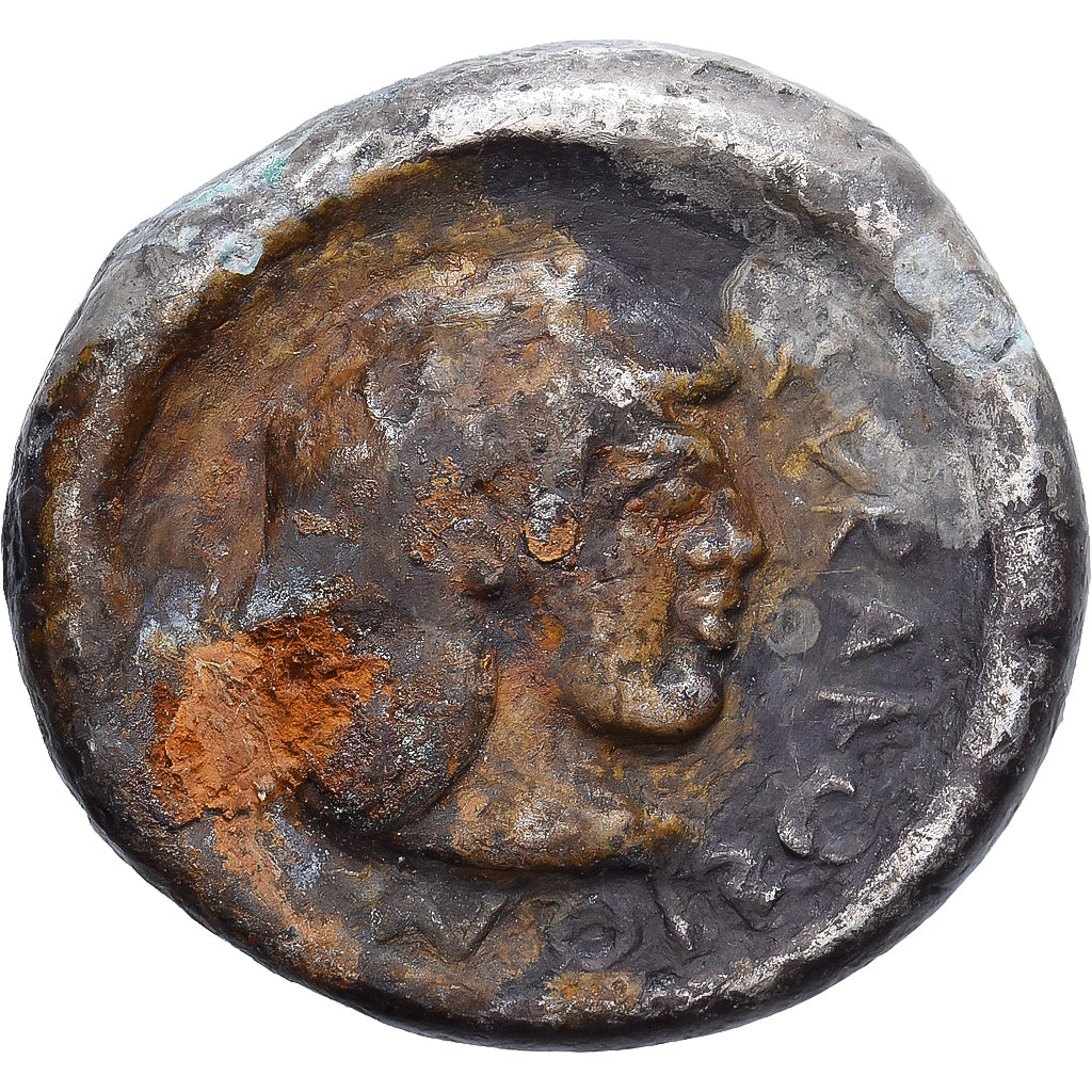 Sicily, Drachm, 485-466 BC, Syracuse, Silver, VF(30-35), HGC:2-1360