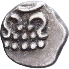 Kingdom of Travancore, Ayilyam Thirunal, Chuckram, 1860-1880, Zilver, ZF, KM:21