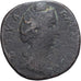 Roman Empire, Diva Faustina I, Sestertius, 141, Rome, Bronze, F(12-15)