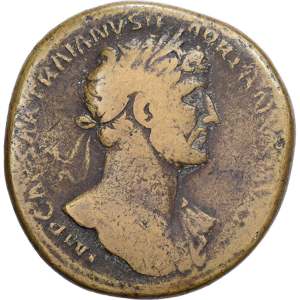 Roman Empire, Hadrian, Sesterzio, 117, Rome, Bronzo, MB, RIC:100