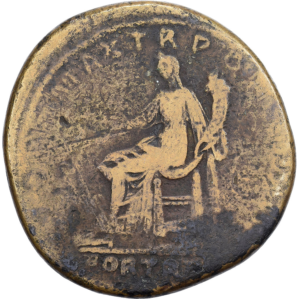 Roman Empire, Hadrian, Sesterzio, 117, Rome, Bronzo, MB, RIC:100