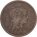 Frankreich, 2 Centimes, Daniel-Dupuis, 1899, Paris, Bronze, SS, Gadoury:107