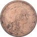 France, 2 Centimes, Daniel-Dupuis, 1909, Paris, Bronze, SUP, Gadoury:107