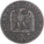 Francia, Napoleon III, 5 Centimes, 1855, Paris, Bronce, BC+, Gadoury:152