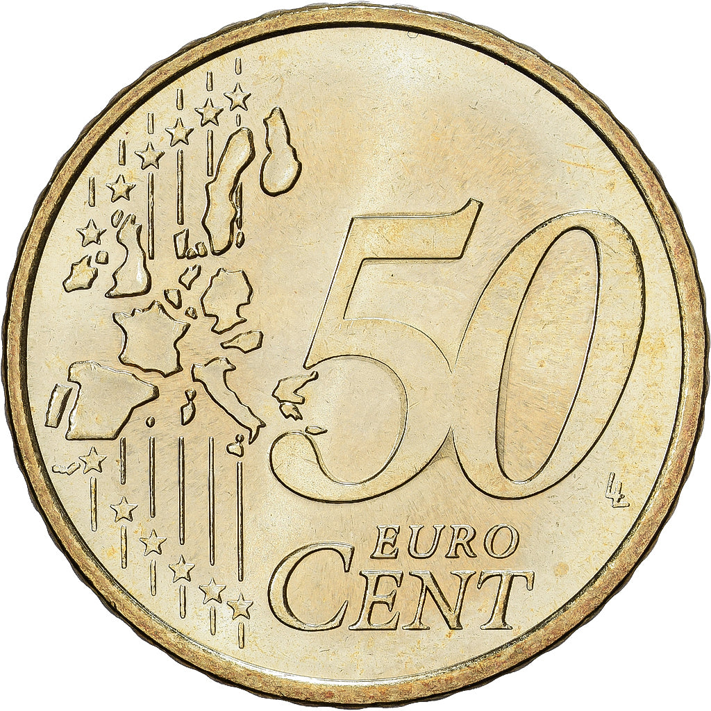 Mónaco, Rainier III, 50 Centimes, 2002, MDP, Nordic gold, MS(65-70), KM:172
