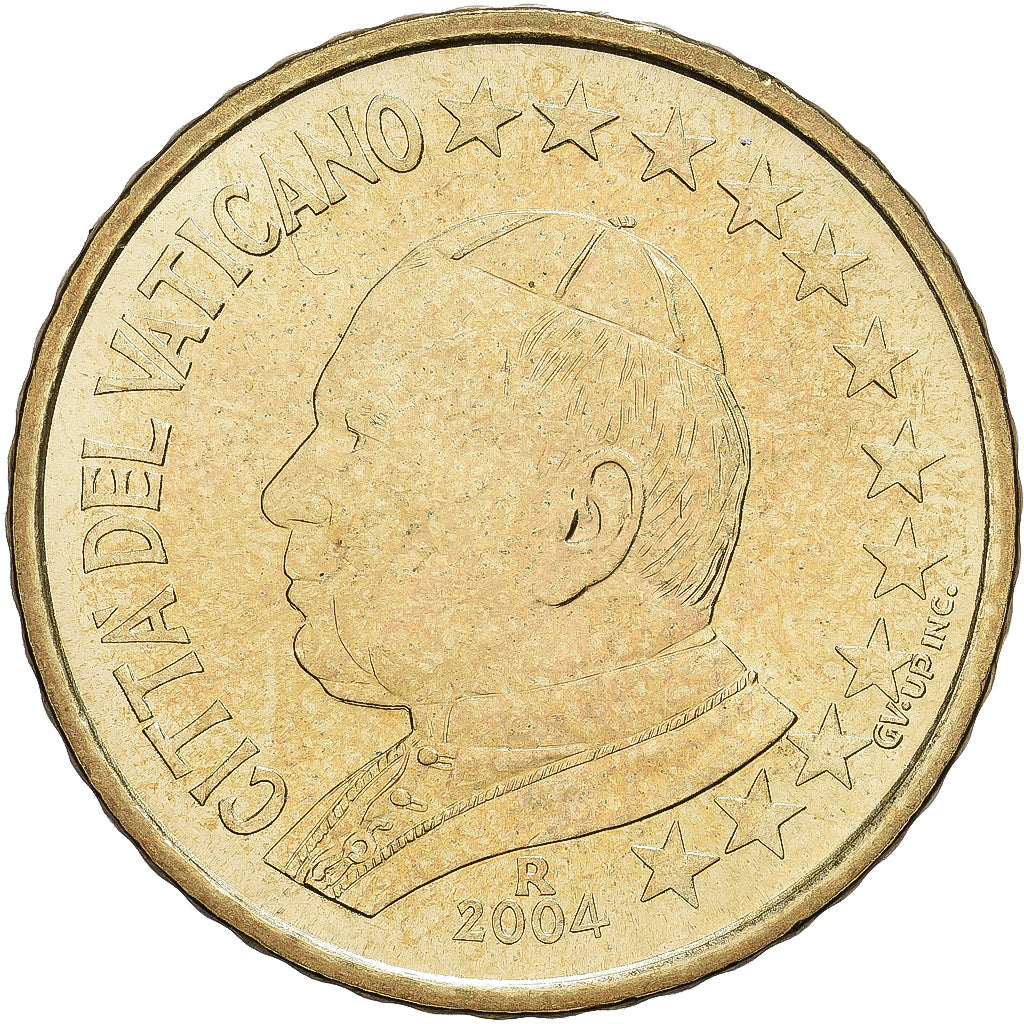 CIDADE DO VATICANO, John Paul II, 50 Centimes, 2004, Rome, Nordic gold