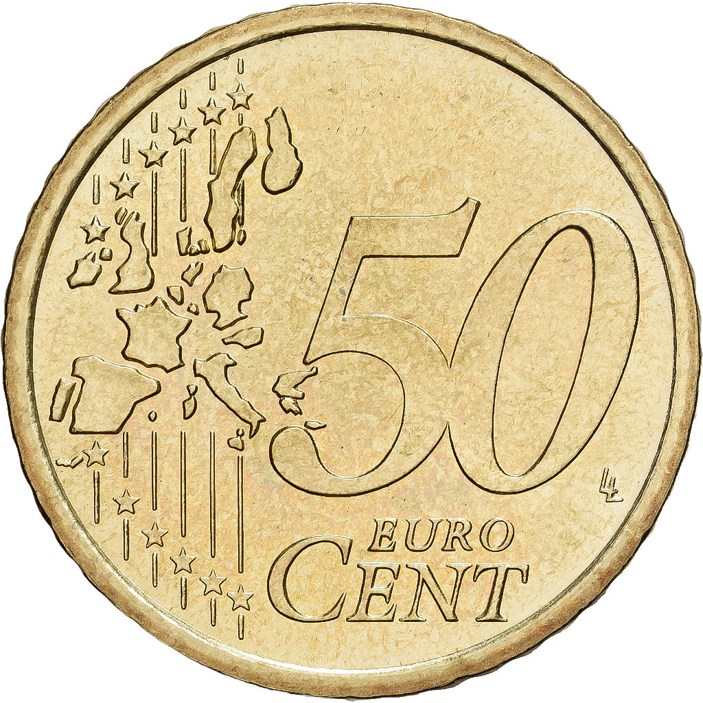 CIDADE DO VATICANO, John Paul II, 50 Centimes, 2004, Rome, Nordic gold