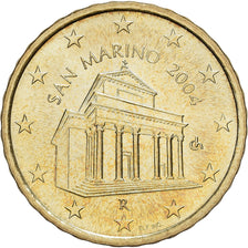 San Marino, John Paul II, 10 Centimes, 2004, Rome, Nordic gold, MS(65-70)