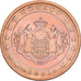 Monaco, Rainier III, 2 Centimes, 2001, MDP, Copper Plated Steel, MS(65-70)