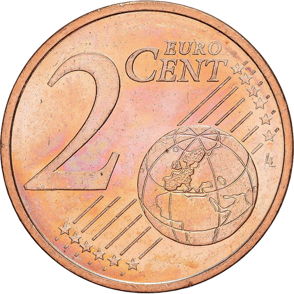 Monaco, Rainier III, 2 Centimes, 2001, MDP, Copper Plated Steel, MS(65-70)