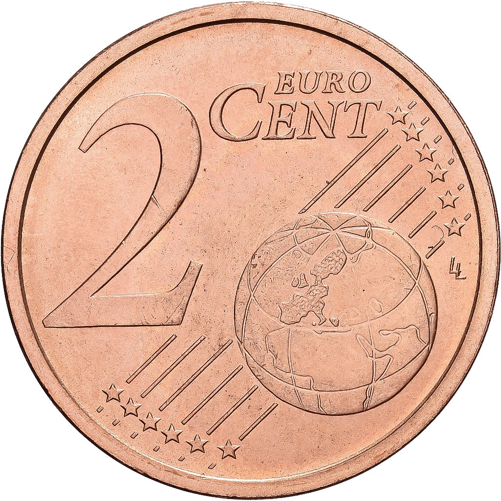 CIUDAD DEL VATICANO, John Paul II, 2 Centimes, 2004, Rome, Cobre chapado en