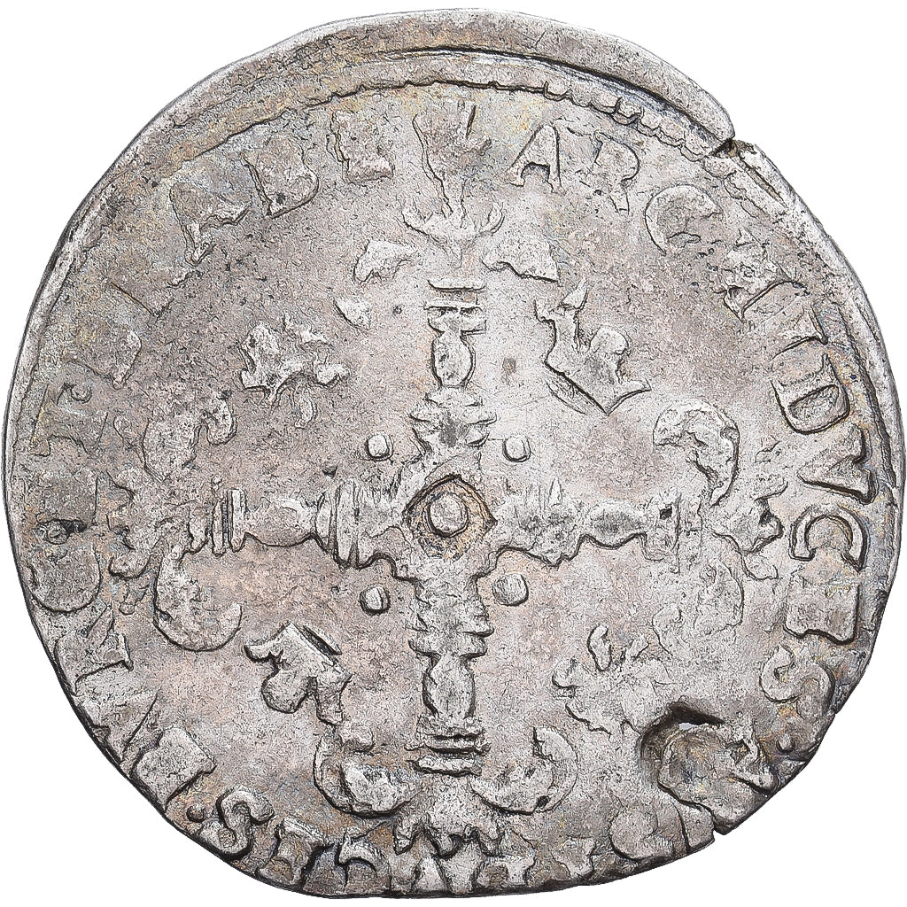 Duchy of Brabant, Albert & Isabella, Stoter, 1601, Antwerpen, Billon, SS