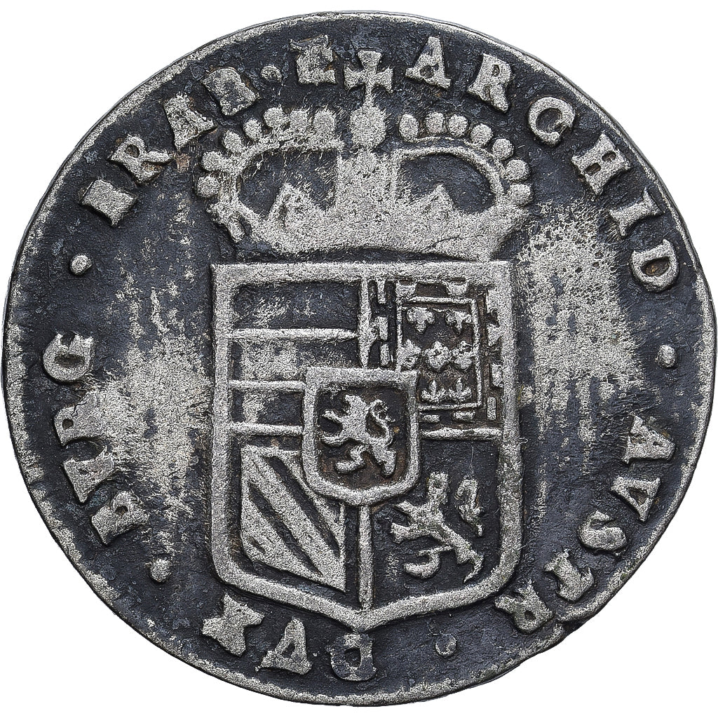 Duchy of Brabant, Charles II, 4 Patards, 1698, Antwerp, Billon, EF(40-45)
