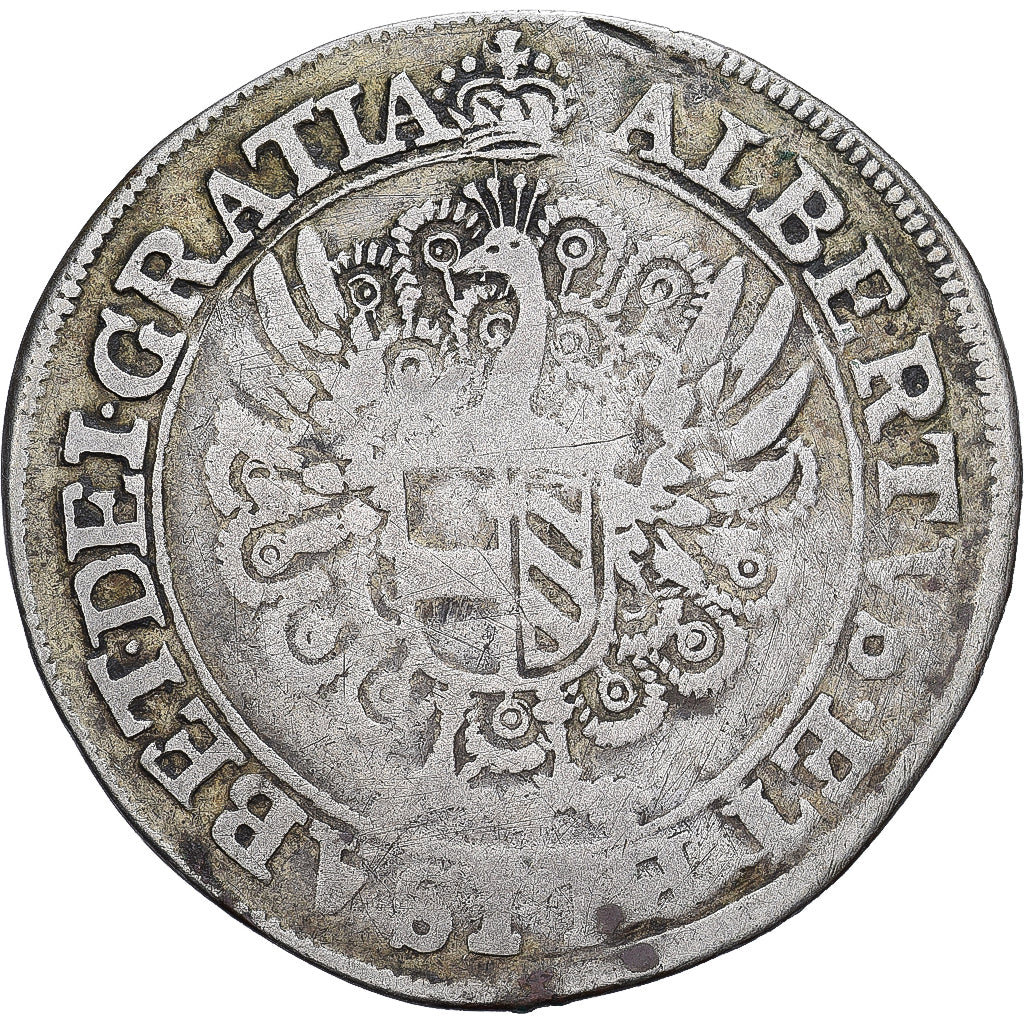 Duchy of Brabant, Albert & Isabella, Escalin, 1612-1621, Brussels, Silver
