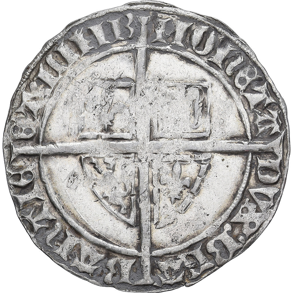 Duchy of Brabant, Antoine de Bourgogne, 2 Groats Botdrager, ca. 1409, Vilvorde