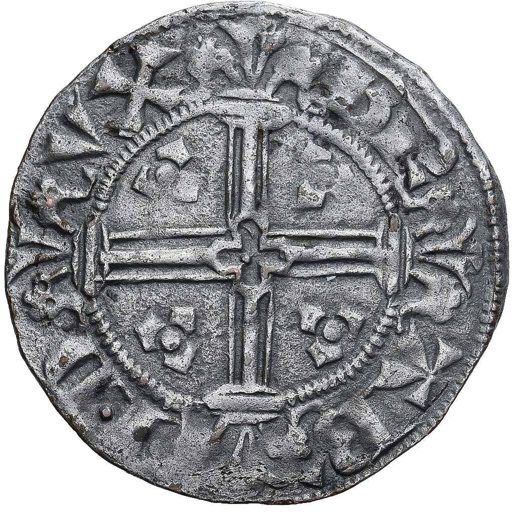 Duchy of Brabant, Jean III, 1/3 Gros, 1312-1355, Louvain, Lingote, EF(40-45)