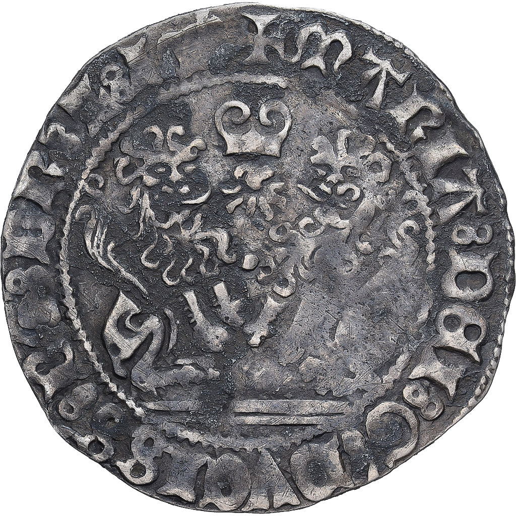 Duchy of Brabant, Marie of Burgundy, 2 patards, 1477, Antwerp, Silver