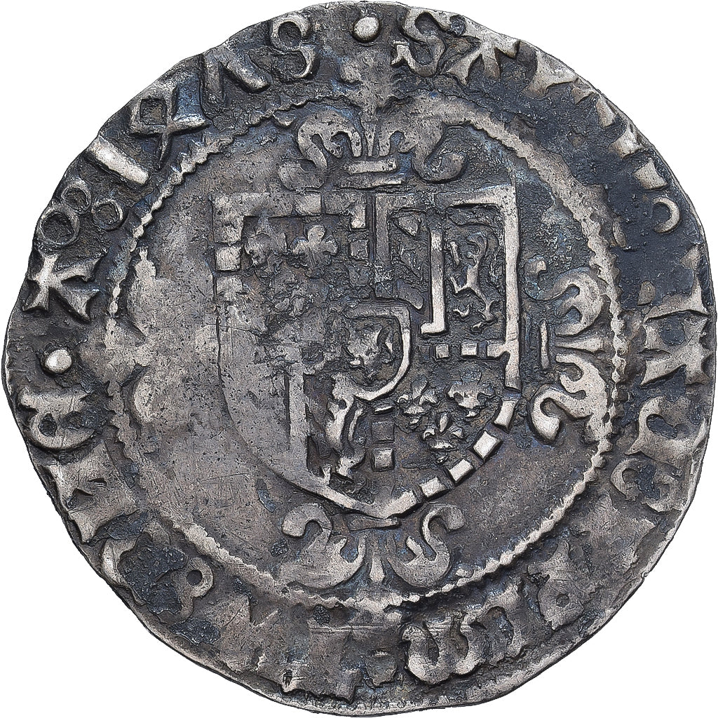 Duchy of Brabant, Marie of Burgundy, 2 patards, 1477, Antwerp, Silver