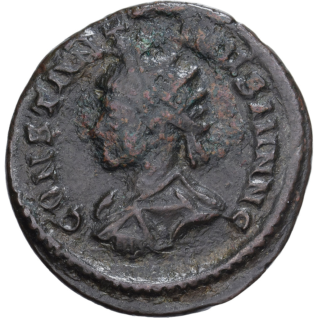 Roman Empire, Constantin II, Follis, 322-323, Londinium, Bronze, TB, RIC:255