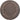 Beylik of Tunis, 2 kharub, AH 1289/1872, Tunis, Cobre, VF(20-25), KM:174