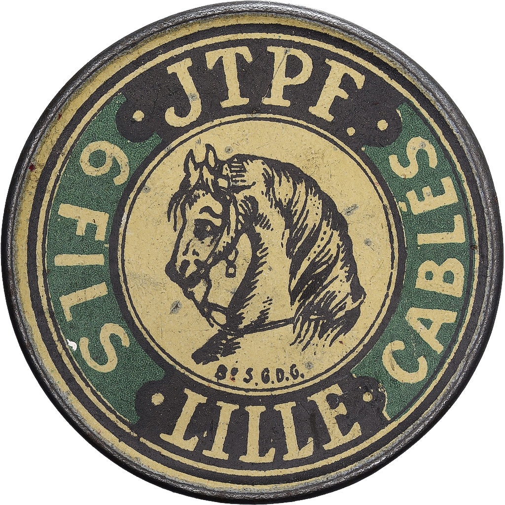 Francja, 10 Centimes, JTPF Lille, 1920-1923, Aluminium, Timbre-Monnaie