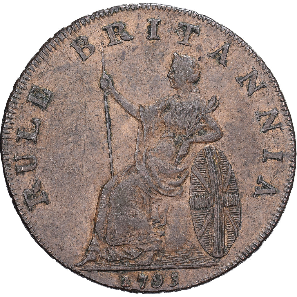United Kingdom, Halfpenny Token, earl Howe, 1795, Bronze, VZ
