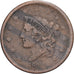 United States, 1 Cent, Coronet Head, 1838, Philadelphia, Copper, VF(20-25)