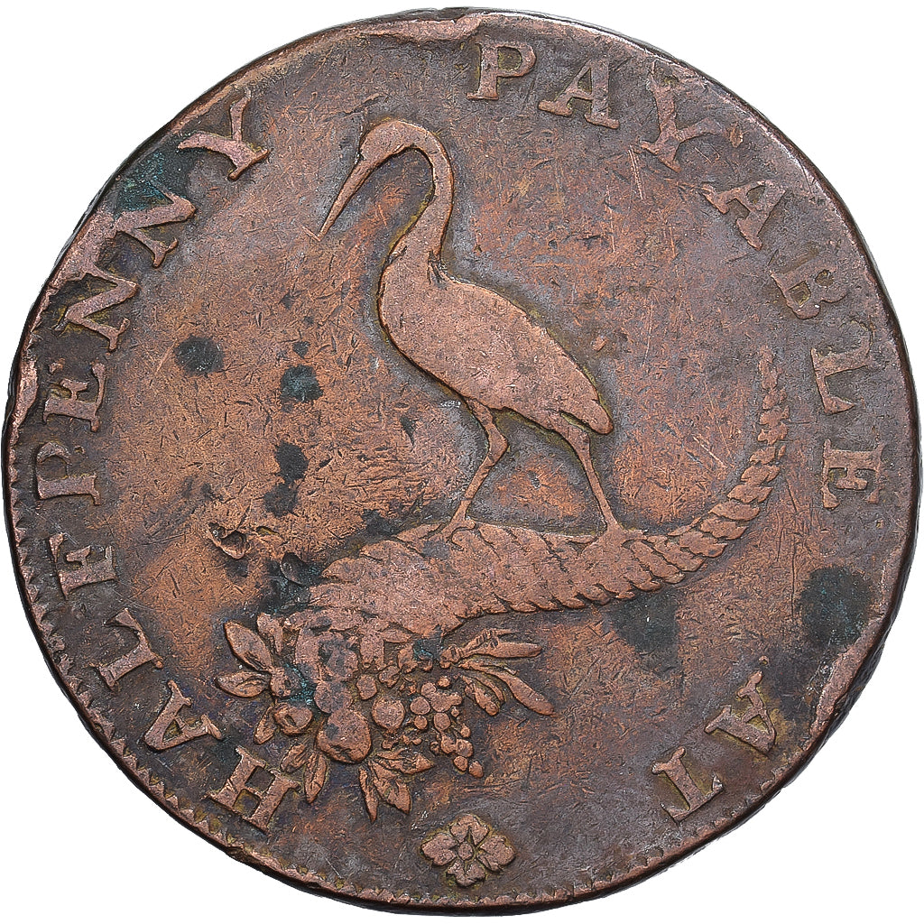 Verenigd Koninkrijk, 1/2 Penny, 1792, Birmingham, Koper, FR