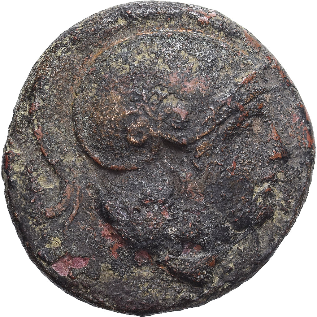 Trácia, Lysimachos, Æ Unit, ca. 306-300 BC, Lysimacheia, Bronze, VF(20-25)
