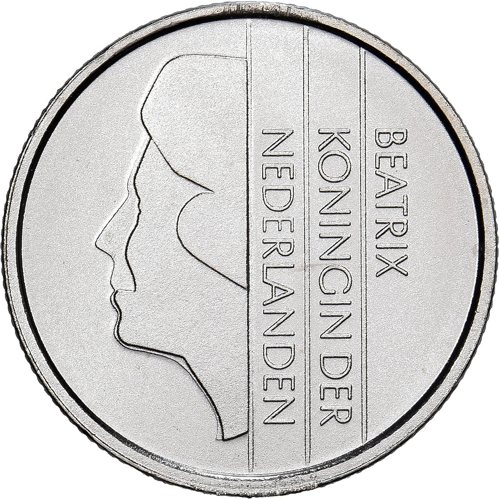 Netherlands, Beatrix, 10 Cents, 2000, Utrecht, Nickel, MS(65-70), KM:203