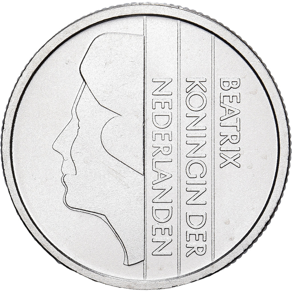 Netherlands, Beatrix, 25 Cents, 2000, Utrecht, Nickel, MS(65-70), KM:204