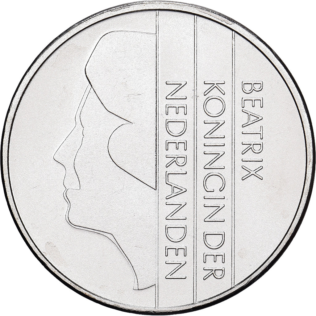 Holandia, Beatrix, 1 Gulden, 2000, Utrecht, Nikiel, MS(65-70), KM:205