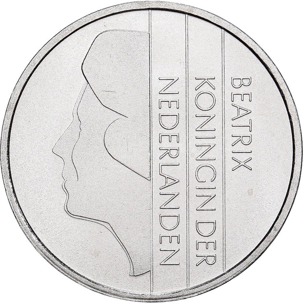 Nederland, Beatrix, 1 Gulden, 2001, Utrecht, Nickel, FDC, KM:205