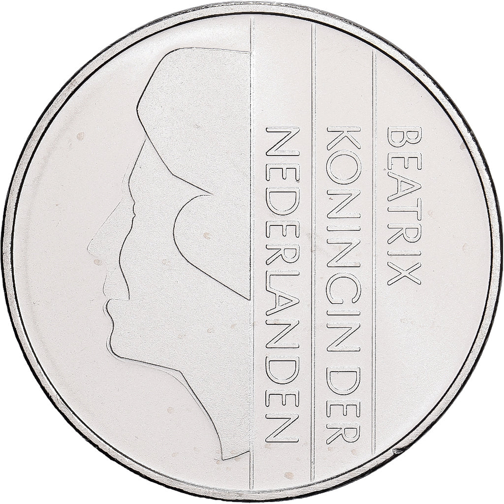 Netherlands, Beatrix, 2-1/2 Gulden, 2000, Utrecht, Nickel, MS(65-70), KM:206