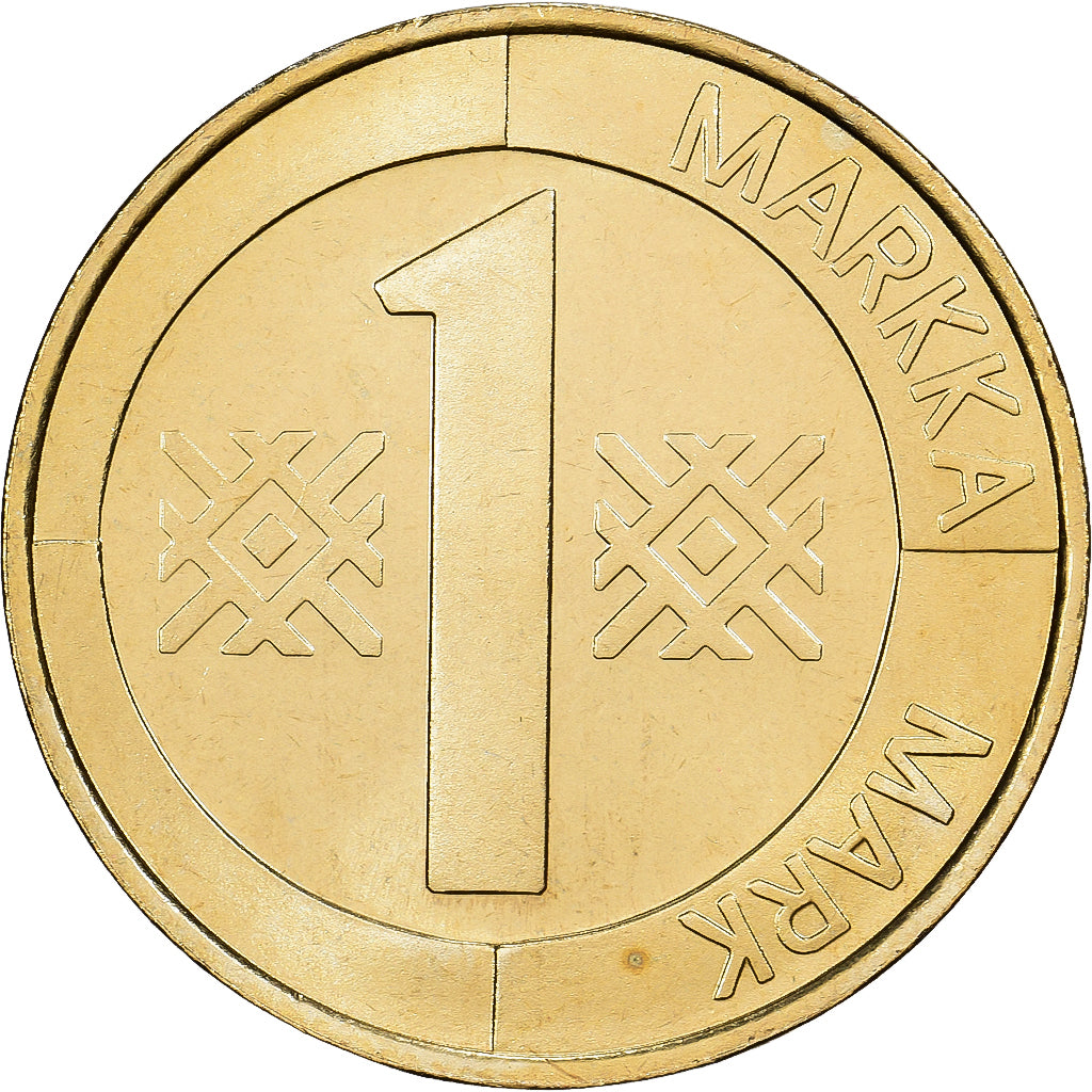 Finlândia, 1 Markka, 2000, Vantaa, Proof, Bronze-Alumínio, MS(65-70), KM:76