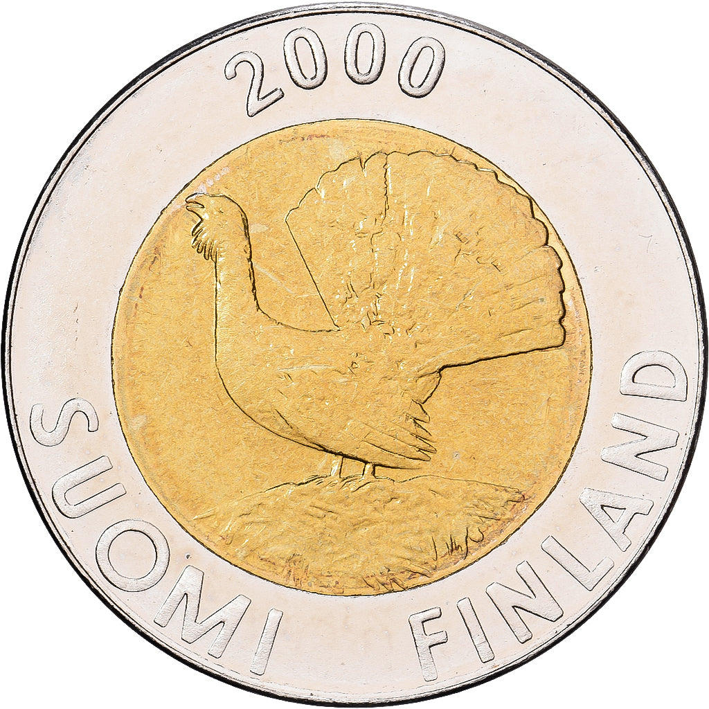 Finlândia, 10 Markkaa, 2000, Vantaa, Proof, Bimetálico, MS(65-70), KM:77