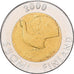 Finlândia, 10 Markkaa, 2000, Vantaa, Proof, Bimetálico, MS(65-70), KM:77