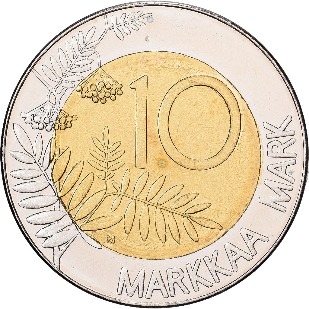 Finlândia, 10 Markkaa, 2000, Vantaa, Proof, Bimetálico, MS(65-70), KM:77