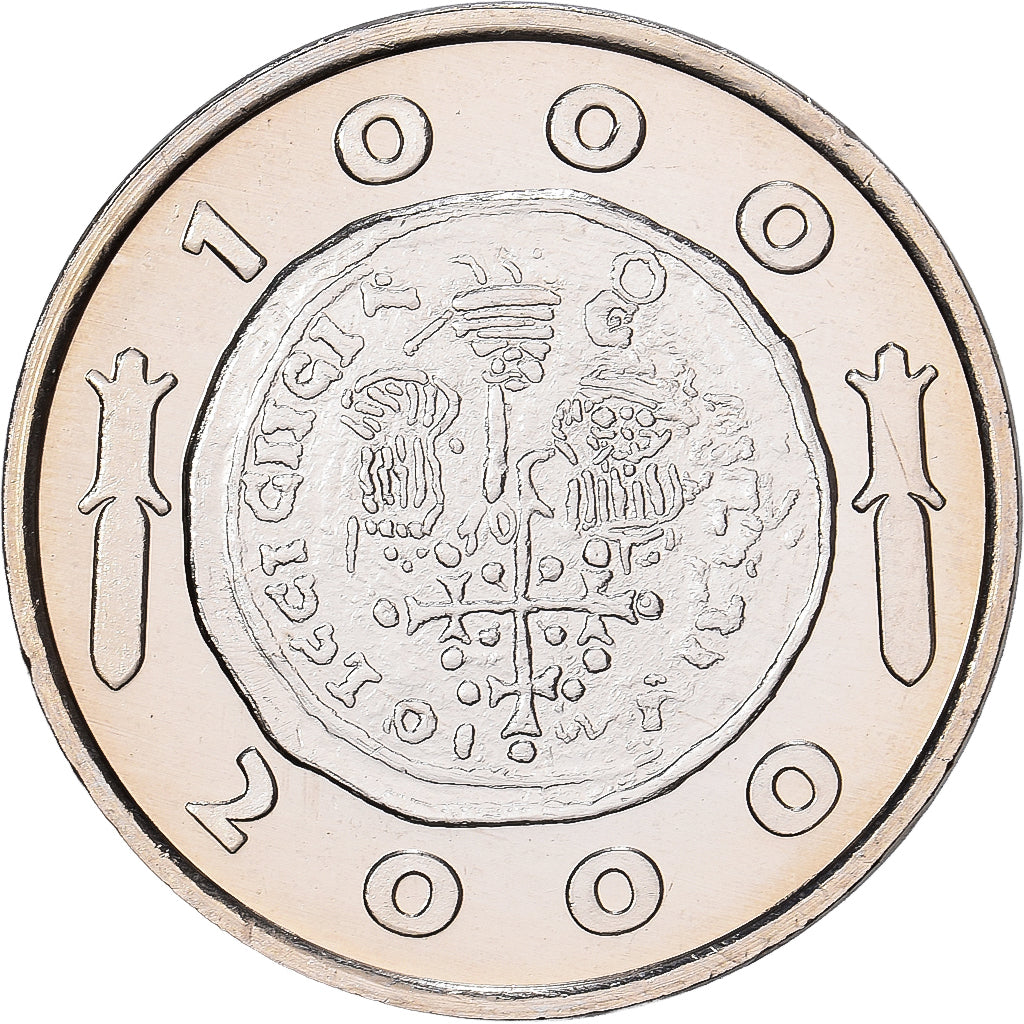 Finlande, Jeton, Atelier monétaire de Finlande, 2000, Cupronickel, FDC